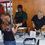 Dining Services keeps the food line moving. Dining Services keeps the food line moving.