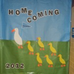 Ducklings play "Follow the leader" in Student Activities' colorful design. Ducklings play "Follow the leader" in Student Activities' colorful design.