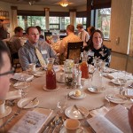 Jason O. Latchford, an information technology: network specialist concentration major from Carlisle, was among the students sharing a table with Valerie L. Fessler, director of alumni relations/annual giving.