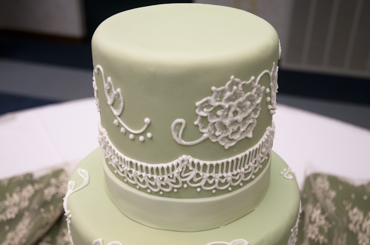 Detailed piping work.