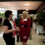 Sunday's event provided the opportunity for Cheryl A. Garis (left) to meet Kathrine E. Dixon, last year's inaugural recipient of a scholarship tribute to her late daughter. The Tracy A. Garis Memorial Scholarship, endowed through an unprecedented student-led fundraising effort, honors a Penn College dental hygiene student who died in a June 2010 traffic accident. Dixon, of Houtzdale, is enrolled in the college's dental hygiene: health policy and administration concentration major. Sunday's event provided the opportunity for Cheryl A. Garis (left) to meet Kathrine E. Dixon, last year's inaugural recipient of a scholarship tribute to her late daughter. The Tracy A. Garis Memorial Scholarship, endowed through an unprecedented student-led fundraising effort, honors a Penn College dental hygiene student who died in a June 2010 traffic accident. Dixon, of Houtzdale, is enrolled in the college's dental hygiene: health policy and administration concentration major.