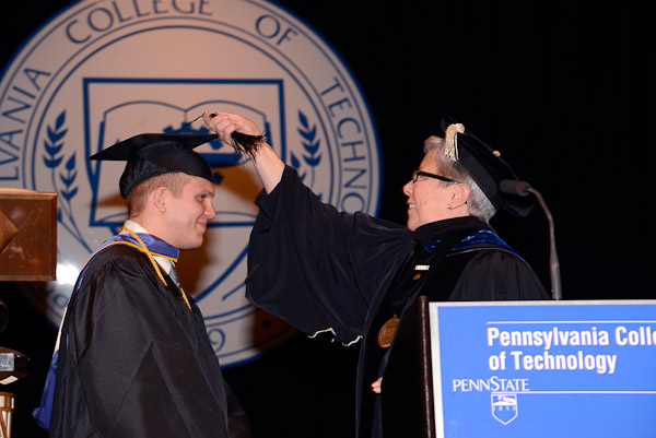 A turn of the tassel makes it official for Jonathan M. Probst.