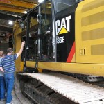 The iconic black and yellow of CAT equipment lends familiarity to instructor training.