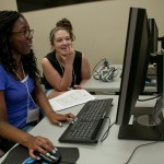 Making headway – and making friends – in a computer lab