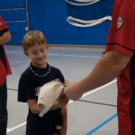 ... a youngster's ballcap becomes a collectible with a few strokes of the pen ...