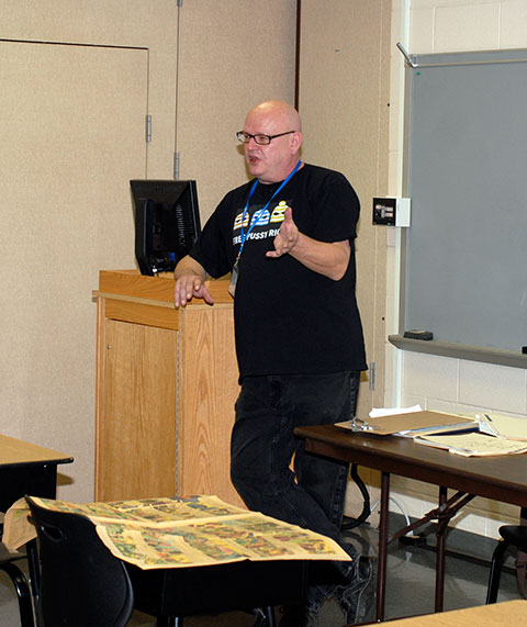 ... an associate professor of English-composition, who worked graphic novels into his Penn College syllabi decades before the Wildcat Comic Con.