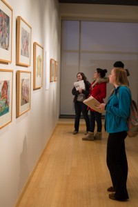 Penn College students delight in a collection of Fitzgerald's fairy-tale creations. 