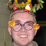 Benjamin A. King, a culinary arts and systems major from Elizabethtown, shares his floral-design "vision."