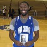 MVP Alphonso Kelly at postgame ...