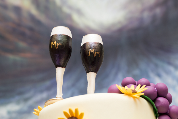 A toast to the bride and groom ...