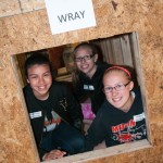 After learning about construction materials, students from Milton Area Middle School explore Penn College student projects.