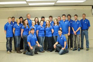 The Pennsylvania College of Technology archery team finished fourth in the nation after competing in the U.S. Collegiate Championships in California last month. The team includes, back row from left, Kelvin Dewalt, Ashley Baker, Cody Wolfe, Kendel Baier, Stephen Keys, Gregg Foust, Matt Lech, Markus Webber, Chris Lafey and coach Chad Karstetter; middle row from left, Matt Cummings, Abigail Hricko, Nichole Lapinski, Holly Neely, Julie Carr, Pamela Hartman, Alana Androvette and Max Trainor; front row from left, Robert Heinrich, Justus Leimbach. Not shown are Kathreen Larsen and assistant coach Tom Lapinski.