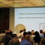 Scholarships in memory of two alumni are noted by Mark A. Trueman, director of paramedic technology programs.