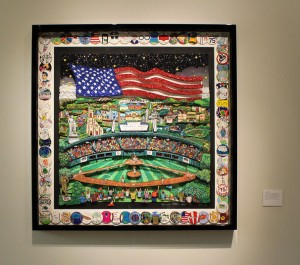 "Fazzinopalooza" was created by Charles Fazzino and area high school students during his artist-in-residence program held earlier this year. The work's theme was “Little League in Our Community.”