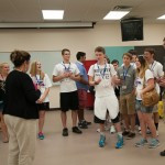 Whit W. Worman, director of Penn College's physician assistant program, quizzes students ...