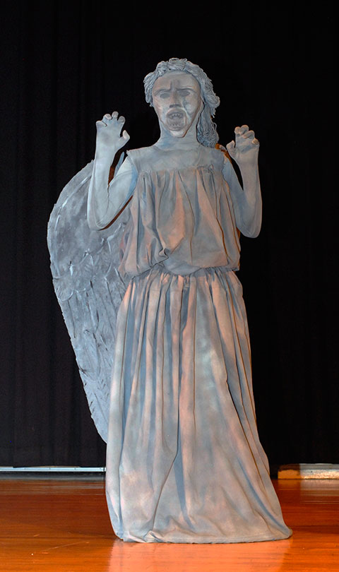 Devon Parker captured top children's cosplay honors as The Weeping Angel from 