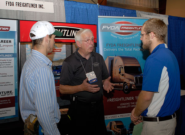 Fyda Frieghtliner Inc. was represented by Williamsport Technical Institute alumnus W.A. “Bill” Kolibaba, who also serves on Penn College’s Diesel Technology Advisory Committee.