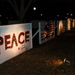 Holiday cards shine on the ATHS lawn