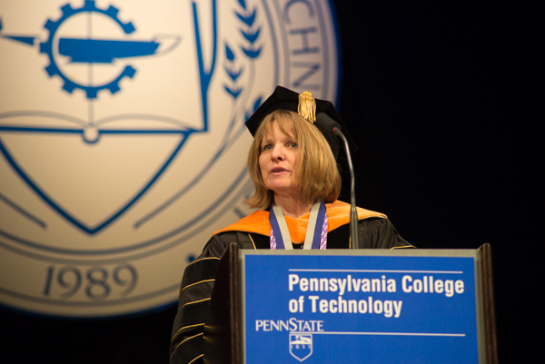 Dorothy M. Mathers, associate professor of medical-surgical nursing – this year's recipient of the Veronica M. Muzic Master Teacher Award – shares valuable advice for the December graduating class. <br />
<br />
Among her gems? That proper attitude can mean the difference between job performance and job satisfaction.