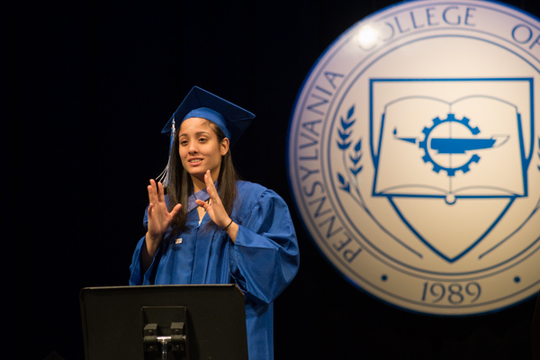 ... who signed an inspiring message of optimism over misery ...