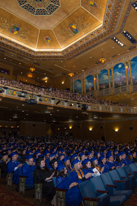 Monumental surroundings, befitting the occasion ...