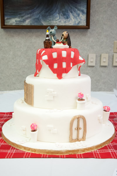 A cake by Marissa R. Dimoff, of Mount Union, takes its cue from the song “Bella Notte” from Disney’s “Lady and the Tramp” ...