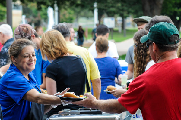 Dining Services, with a smile ... thanks to Janet L. McDermott.