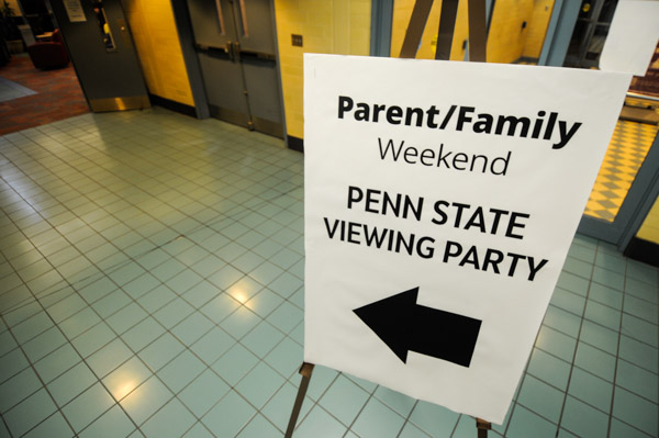 The Campus Center TV Lounge offers a prime venue to watch the Nittany Lions take on Rutgers ...