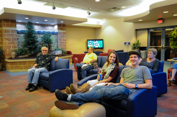 ... a game enjoyed with family by Allison D. Bailey, a pre-dental hygiene student from West Chester, and Alexander C. McDonnell, of Brookhaven, a business administration: banking and finance concentration major.