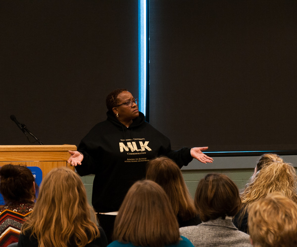 On the Wednesday afternoon preceding her speech ...