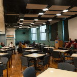 A Penn's Inn audience listens Tuesday to a trio of "Women in STEM" panelists ...
