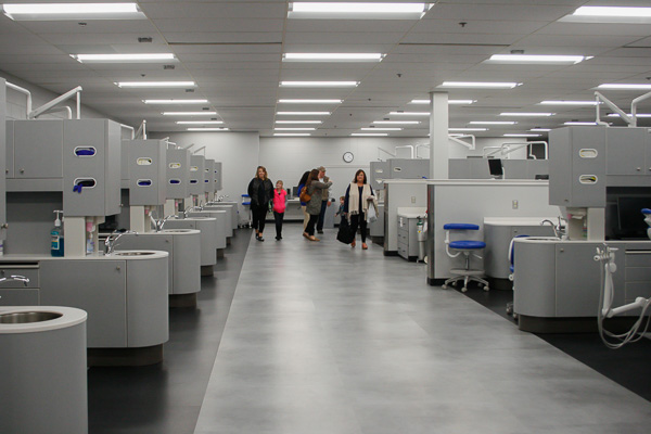 The new, spacious and modern dental hygiene clinic wowed Open House visitors.