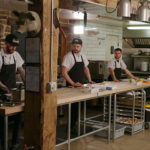 Kelly, Logue and Kasler (from left), at home in the Herman & Luther's kitchen ...