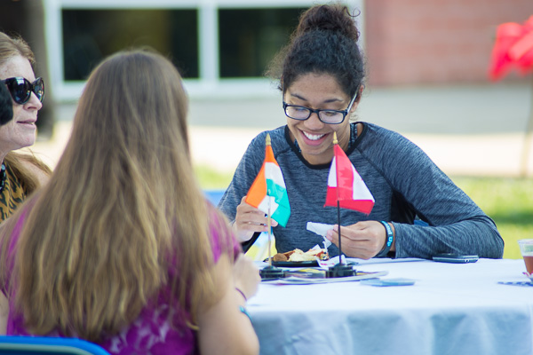 Bryonna A. Aldubayan delights in yucca fries, a traditional dish served in Latin America. Aldubayan, of Old Forge, is enrolled in applied health studies: occupational therapy assistant concentration.