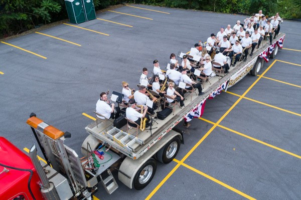 The Repasz Band, a perennial favorite wherever it plays, helps headline the parade's opening division.