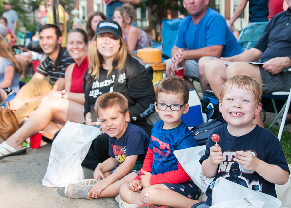 Front and center for the passing spectacle