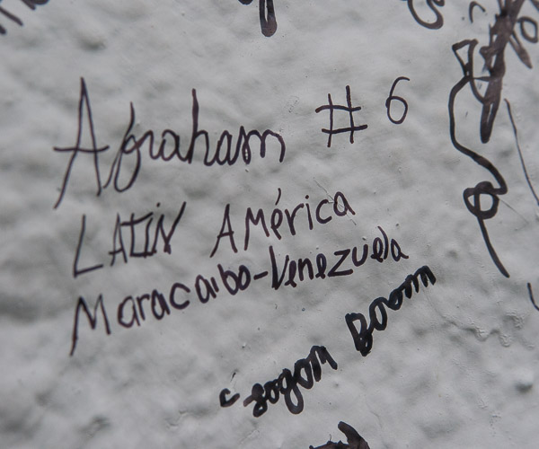 The Rock dons the autographs of youngsters who will capture the world’s attention over the next two weeks.