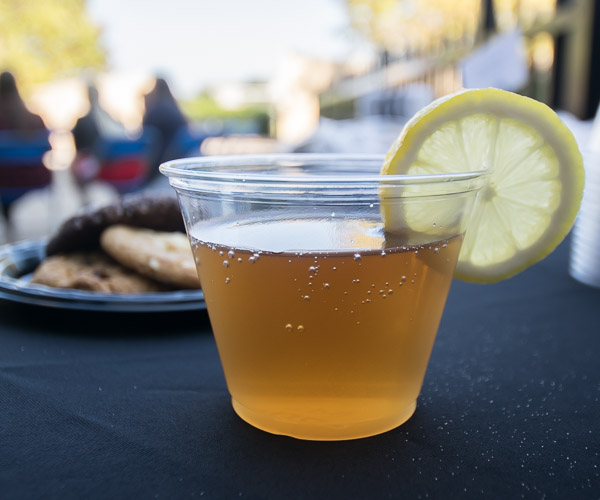 At the close of a sweltering day, a cool drink is as refreshing as the opportunity for student connection.