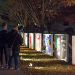 ... and take a stroll among the cards on an unseasonably warm evening.