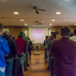 Gathering in worship to start the day