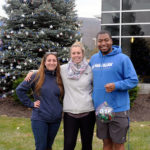 Peluzzo, Nicholson and Foster pause ever so briefly during Thursday's assignment.