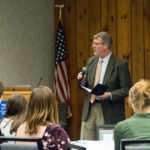 Paul L. Starkey, vice president for academic affairs and provost, welcomes the new organization and reinforces for students the importance of community service.