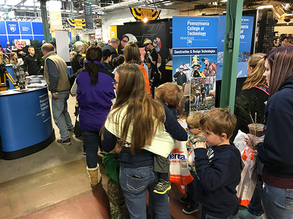 Pick a day, any day, and Penn College's booth will be a popular attraction.
