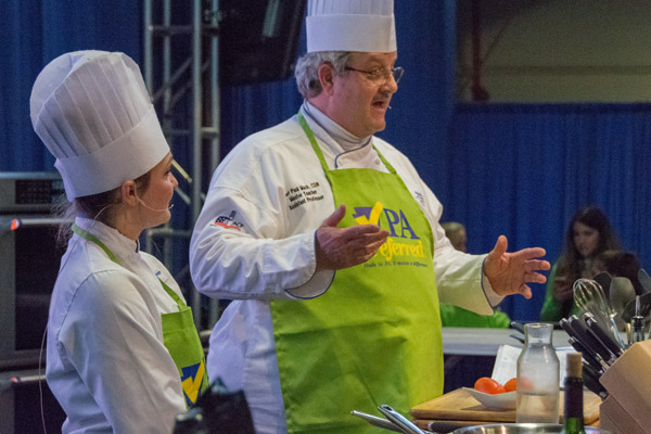 Chef Paul Mach with Mink