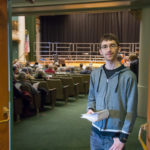 Among student volunteers at the concert is Jake C. Forelli, of Damascus, an engineering design technology major who serves on the MLK executive board.