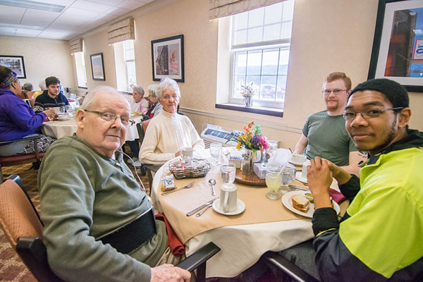 Breaking bread and sharing stories at Leighton Place