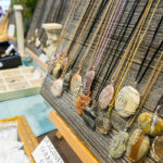 The creators of these masterpieces bring home special rocks from their Greek vacation spot to make jewelry.