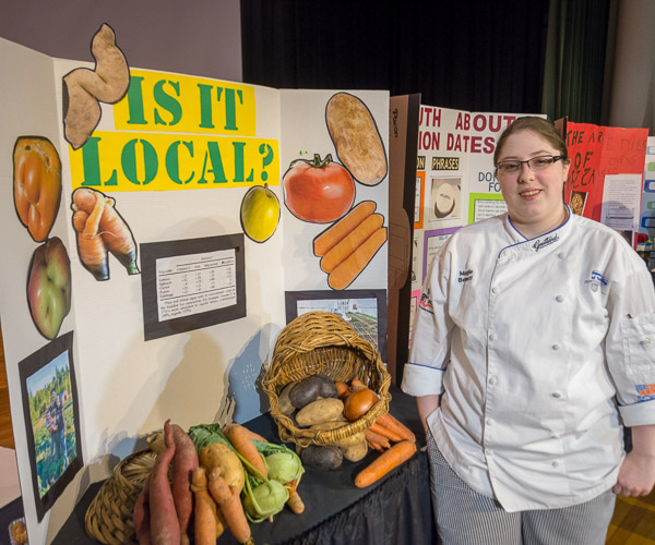 The research of Magdalen C. Bennett, of Erie, includes an analysis of the nutrient density in a variety of organically grown vegetables versus their conventional counterparts.