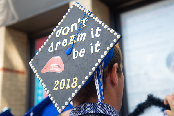 The iconic lips from the opening of