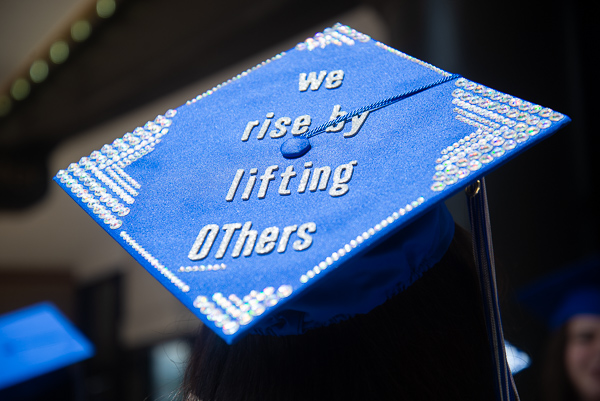 Another OT major honors her chosen profession.